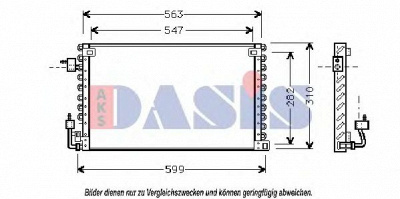AKS DASIS 162290n -  Конденсатор, кондиционер